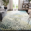 Safavieh Watercolor 4' X 6' Rug in Ivory and Teal