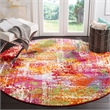 Safavieh Watercolor 8' X 10' Rug in Orange and Green