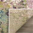 Safavieh Watercolor 4' X 6' Rug in Light Green and Rose