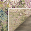 Safavieh Watercolor 8' X 10' Rug in Light Green and Rose