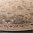 Safavieh Vintage 8' Round Rug in Warm Beige