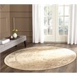 Safavieh Vintage 6' Round Rug in Taupe