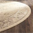 Safavieh Vintage 6' Round Rug in Taupe