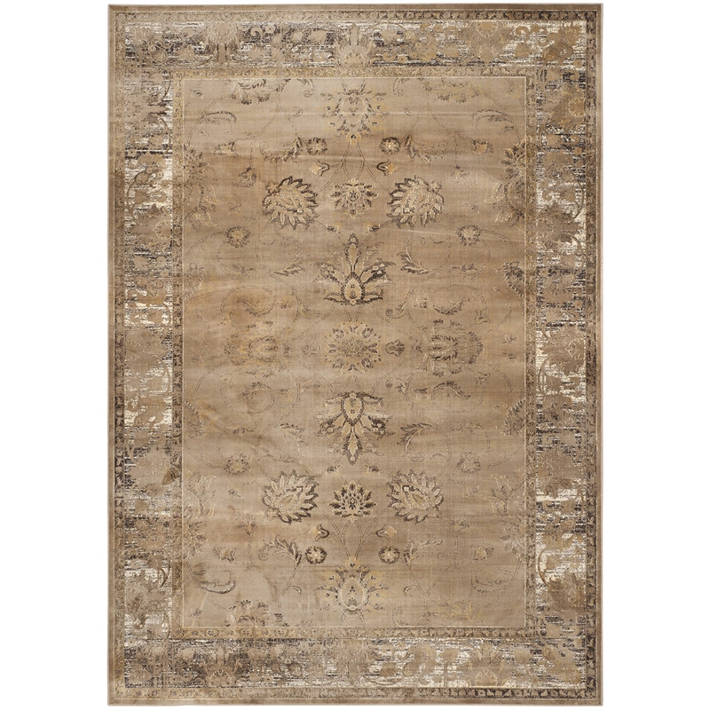 Safavieh Vintage 6' Square Rug in Taupe