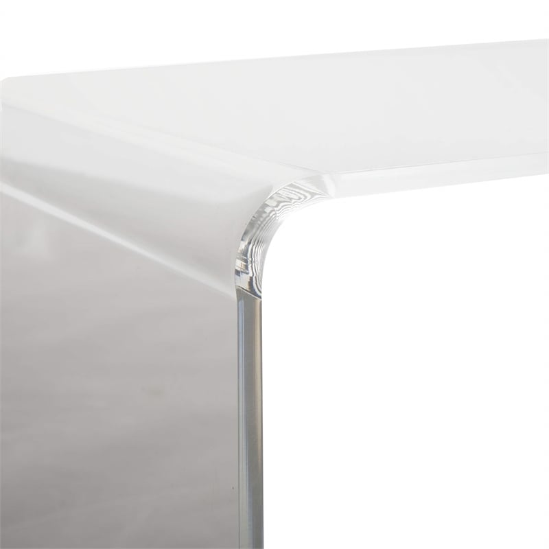 Safavieh Atka Clear Plastic Coffee Table