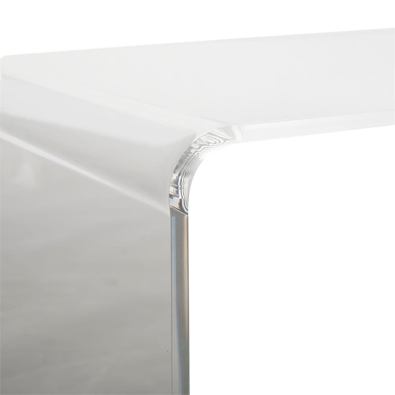 Safavieh Atka Clear Plastic Coffee Table