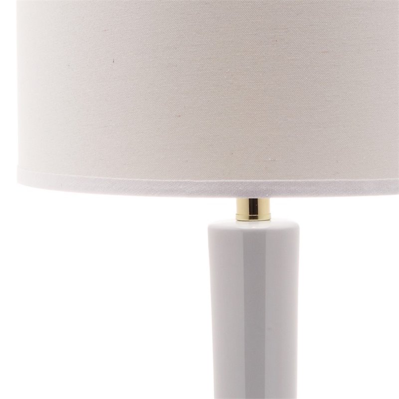 Safavieh Mae Long Neck Table Lamp in White (Set of 2)