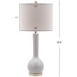 Safavieh Mae Long Neck Table Lamp in White (Set of 2)