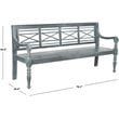Safavieh Karoo Classic Garden Bench in Ash Gray