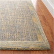 Safavieh Abstract 8' x 10' Hand Tufted Wool Rug in Gold and Gray