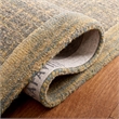 Safavieh Abstract 8' x 10' Hand Tufted Wool Rug in Gold and Gray