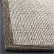 Safavieh Abstract 8' x 10' Hand Tufted Wool Rug in Brown and Ivory