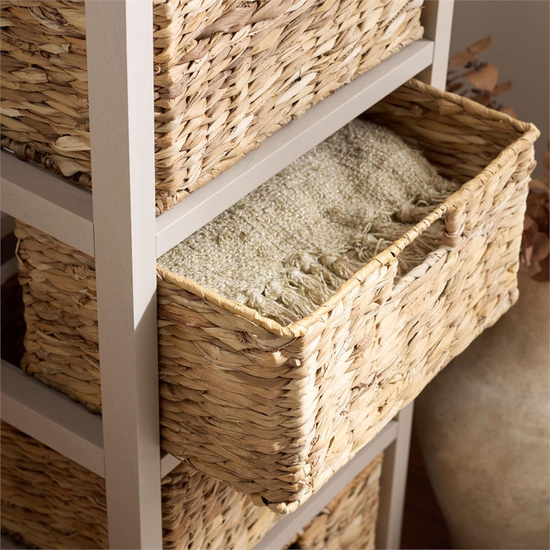 Safavieh VEDETTE 5 WICKER BASKET STORAGE TOWER