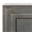 Safavieh Blaise Solid Wood Nightstand with Storage Drawers in Ash Gray
