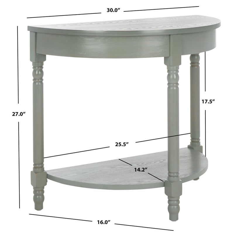 Safavieh Randell Wood Console Table in Ash