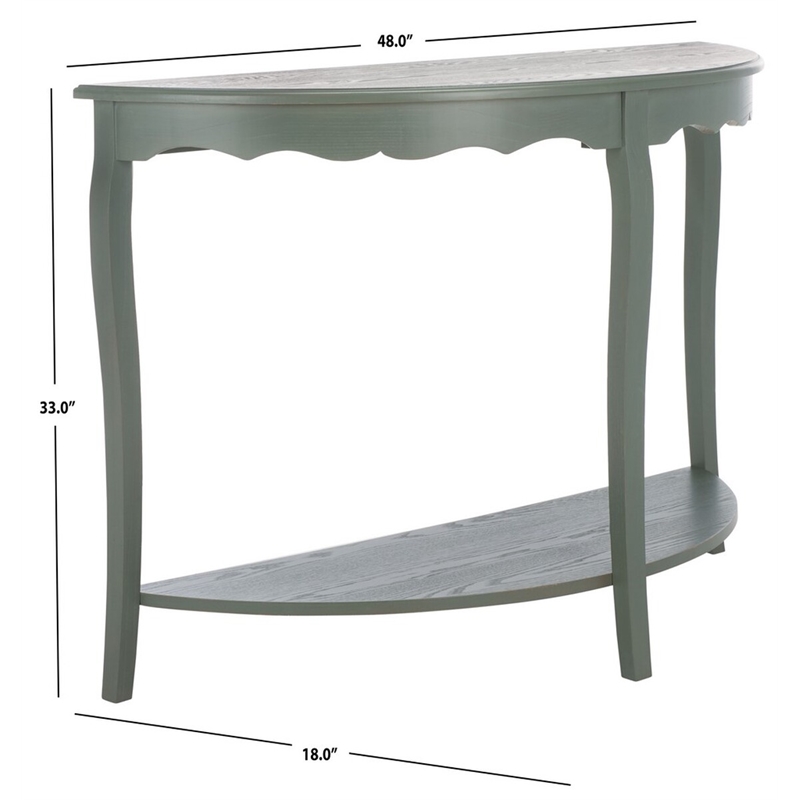 Safavieh Christina Contemporary Wood Console Table in Ash Gray