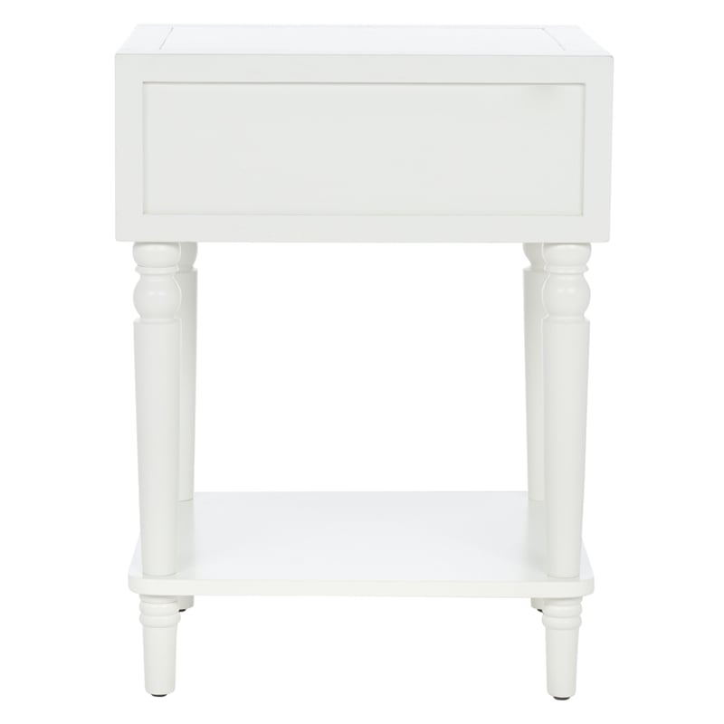 Safavieh Siobhan Wooden Accent Table with Storage Drawer in White