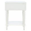 Safavieh Siobhan Wooden Accent Table with Storage Drawer in White