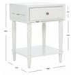 Safavieh Siobhan Wooden Accent Table with Storage Drawer in White