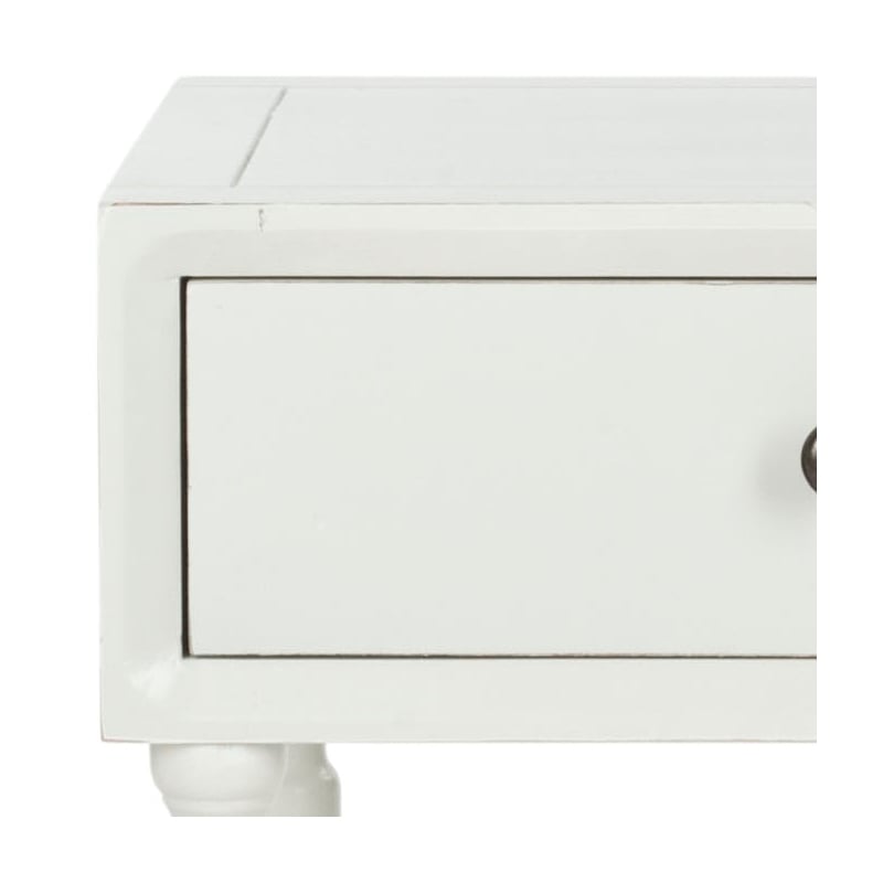 Safavieh Siobhan Wooden Accent Table with Storage Drawer in White