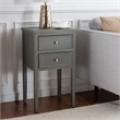 Safavieh Toby Wood Accent Table with Storage Drawers in Ash