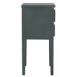 Safavieh Toby Wood Accent Table with Storage Drawers in Teal