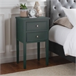 Safavieh Toby Wood Accent Table with Storage Drawers in Teal