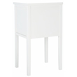 Safavieh Toby Wood Accent Table with Storage Drawers in White