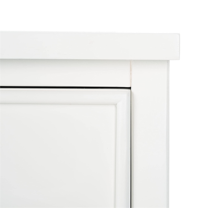 Safavieh Toby Wood Accent Table with Storage Drawers in White
