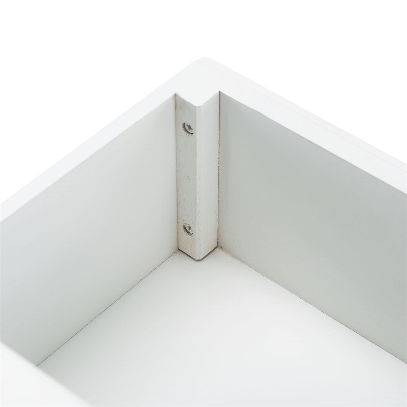 Safavieh Toby Wood Accent Table with Storage Drawers in White