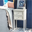 Safavieh Toby Wood Accent Table with Storage Drawers in White