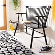 Safavieh Addison Spindle Settee in Black