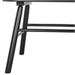 Safavieh Addison Spindle Settee in Black