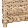 Safavieh Natuna Rattan Arm Chair in Natural/Soft Gray