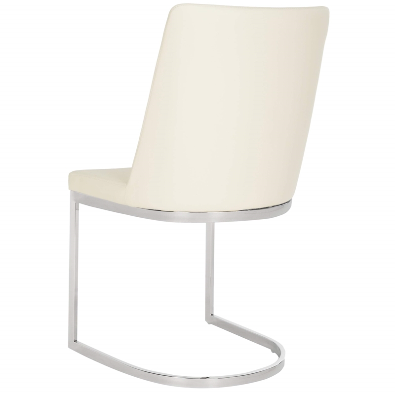 Safavieh PARKSTON 18''H LEATHER SIDE CHAIR