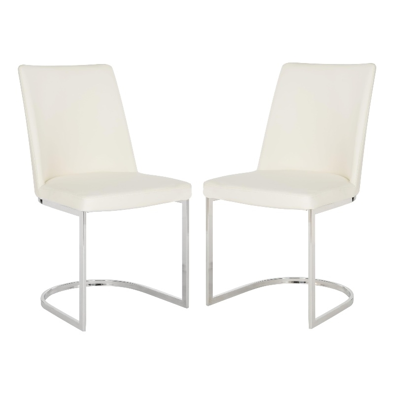 Safavieh PARKSTON 18''H LEATHER SIDE CHAIR