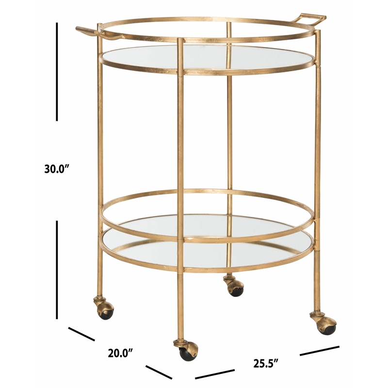 Safavieh Lavinia Bar Cart - Thumbnail 5