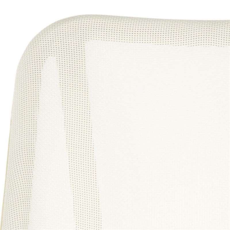 Safavieh Deltana PE Wicker and Aluminum Bar Stool in Beige