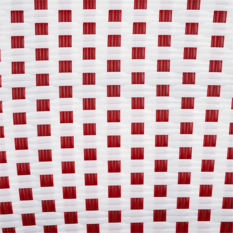 Safavieh Hooper Indoor-Outdoor Stacking Armchair in Red/White