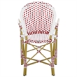 Safavieh Hooper Indoor-Outdoor Stacking Armchair in Red/White