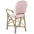 Safavieh Hooper Indoor-Outdoor Stacking Armchair in Red/White