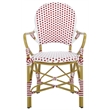Safavieh Hooper Indoor-Outdoor Stacking Armchair in Red/White