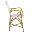 Safavieh Hooper Indoor-Outdoor Stacking Armchair in Red/White