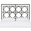 Safavieh Silva King Metal Headboard in Gunmetal