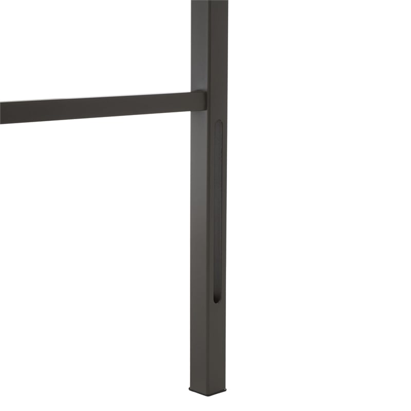 Safavieh Silva King Metal Headboard in Gunmetal