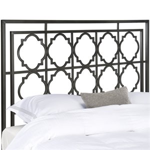 Safavieh Silva King Metal Headboard in Antique Iron