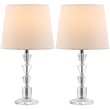 Safavieh Harlow Crystal Orb Table Lamp in Off White (Set of 2)