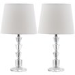 Safavieh Harlow Crystal Orb Table Lamp in Off White (Set of 2)