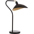 Safavieh Giselle Metal Table Lamp in Black and Gold
