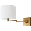 Safavieh Lillian Wall Sconce in Gold Leaf and Off White (Set of 2)